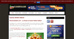 Desktop Screenshot of ilcasinoitaliano.net